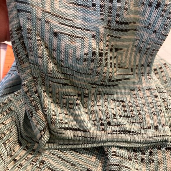 Womens JH Collectibles Petite Silk Blend‎ Cardigan Green Gray Cream PM - Picture 8 of 8